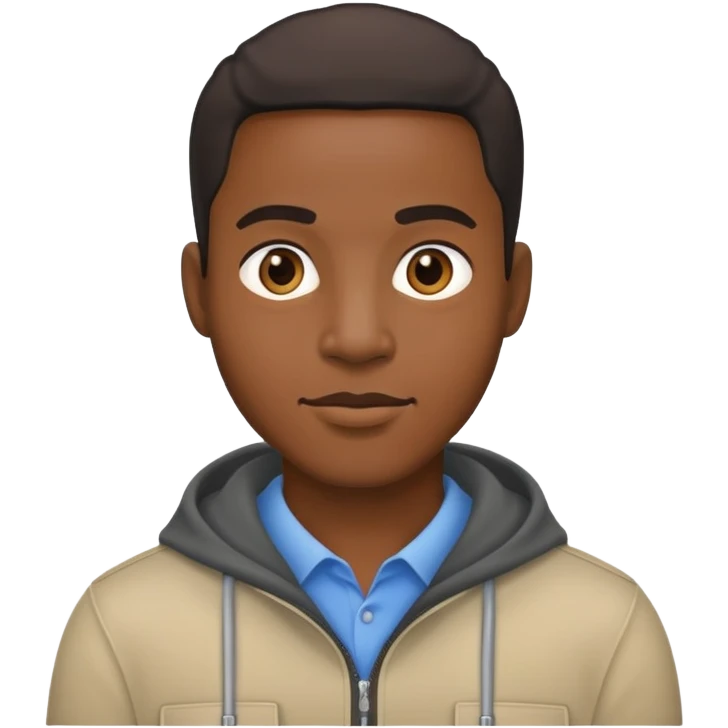 Black man emoji