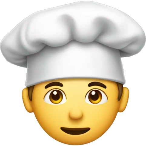 empty chef toque emoji