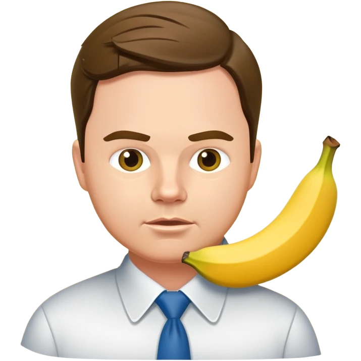 JD Vance slipping on a banana peel emoji