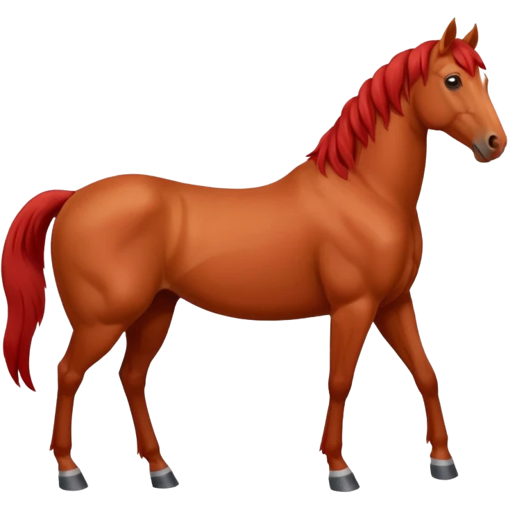 Red horse emoji