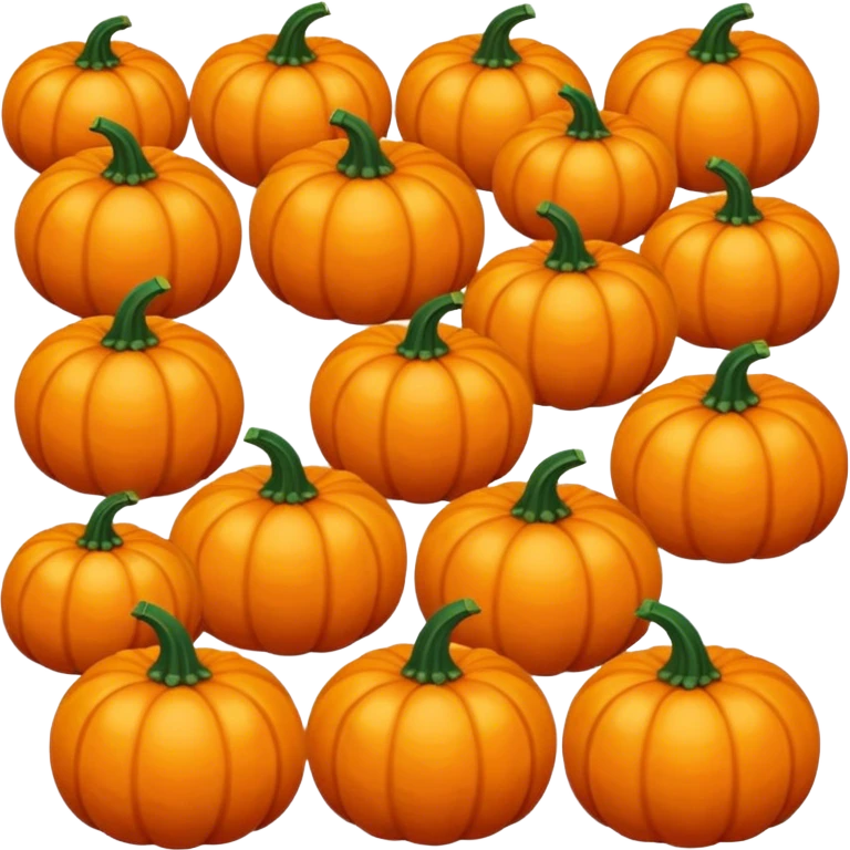 Autumn pumpkins emoji
