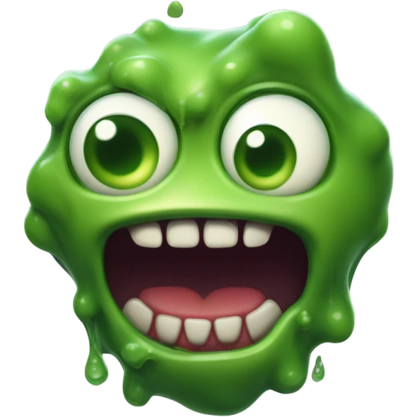 Booger monster emoji