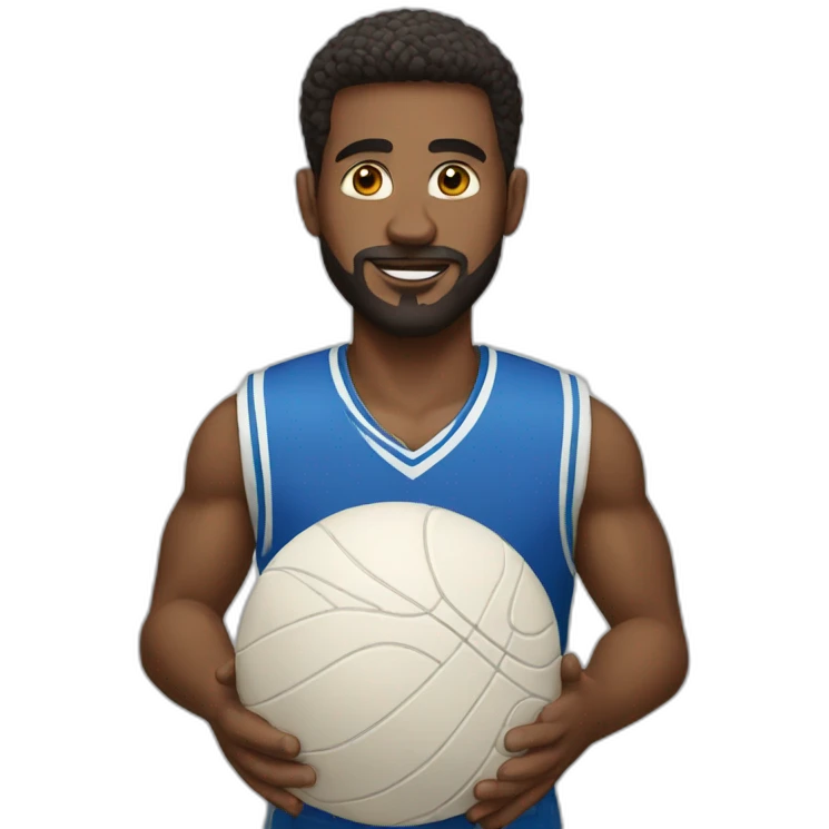 Men with ball emoji