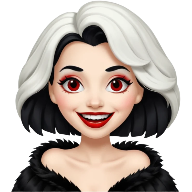 Cruella de vi laughing emoji