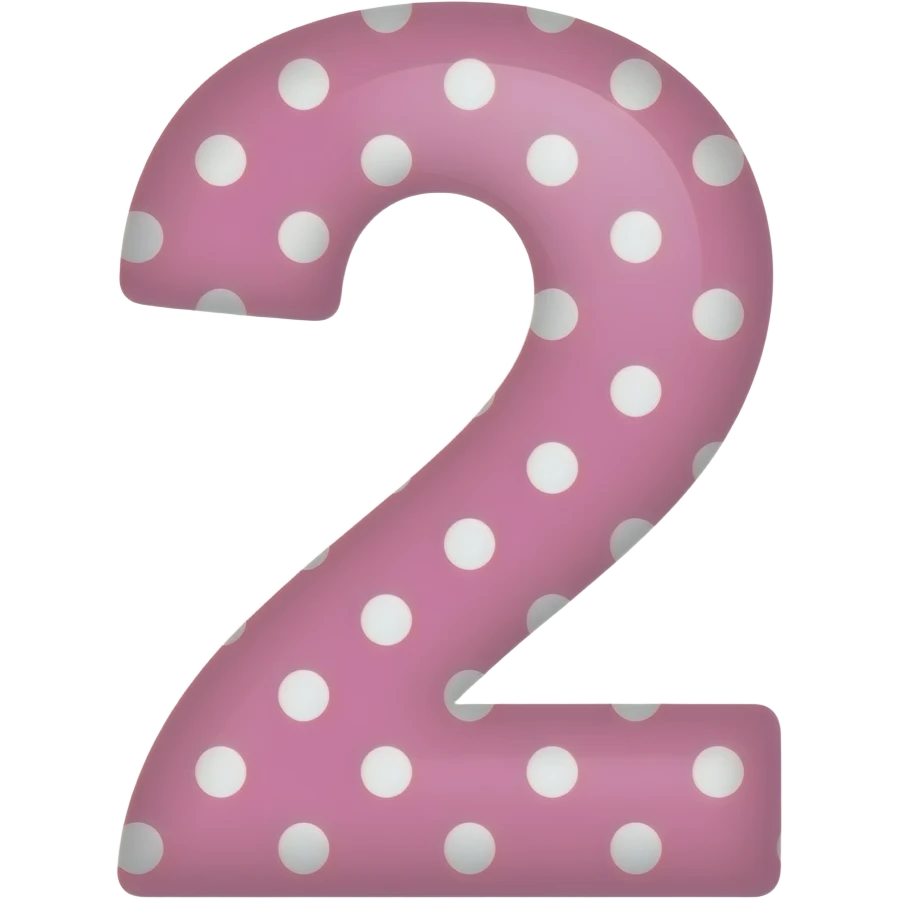 21ST BIRTHDAY PINK POLKA DOT emoji