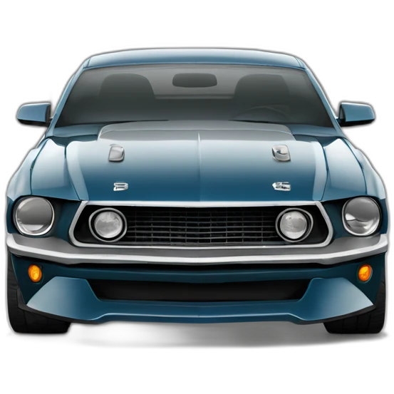 Hiperrealist Ford Mustang 2023 emoji