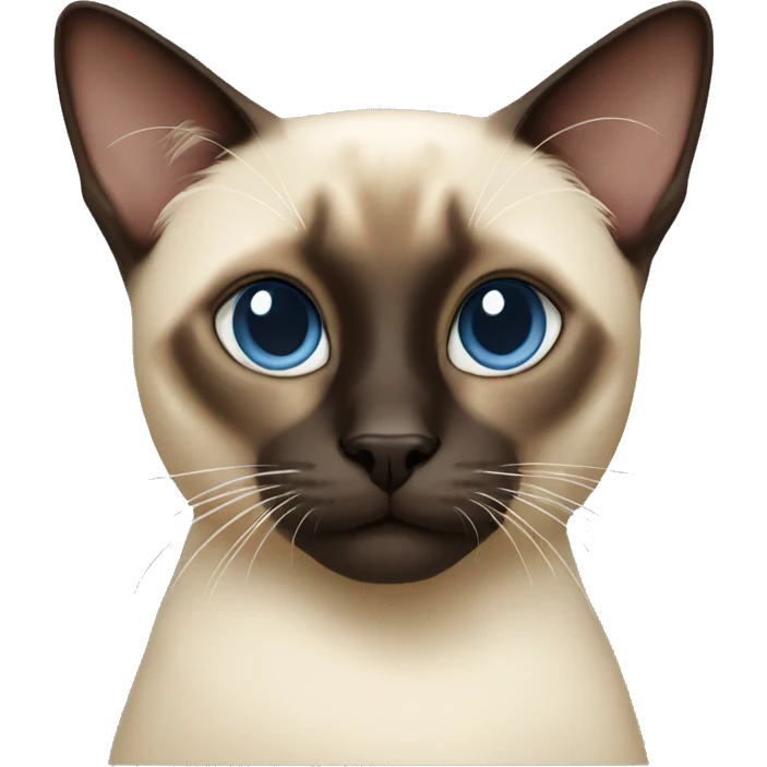 Siamese cat emoji