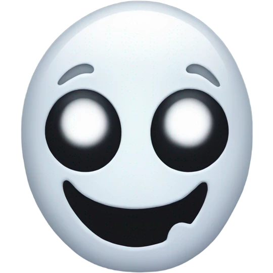 Ghost face emoji