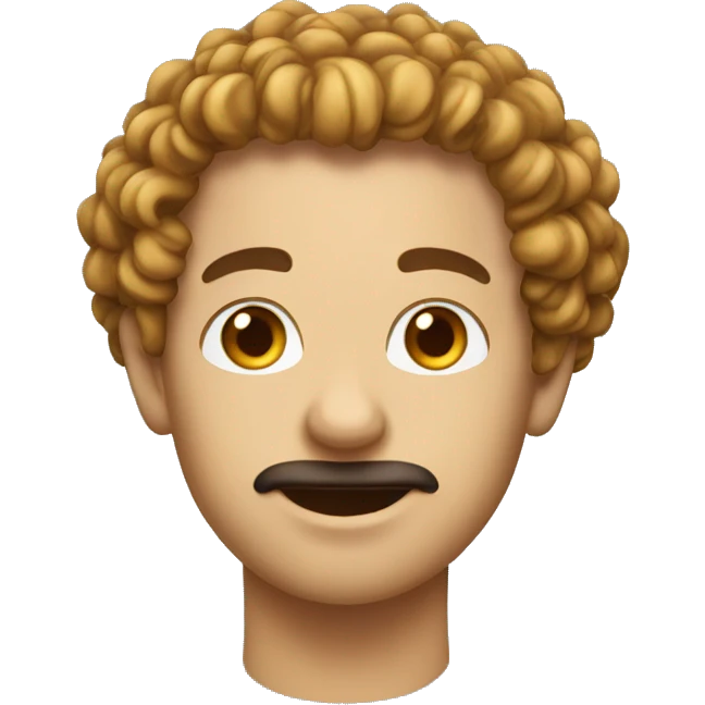 Cuoca con capelli ricci  emoji