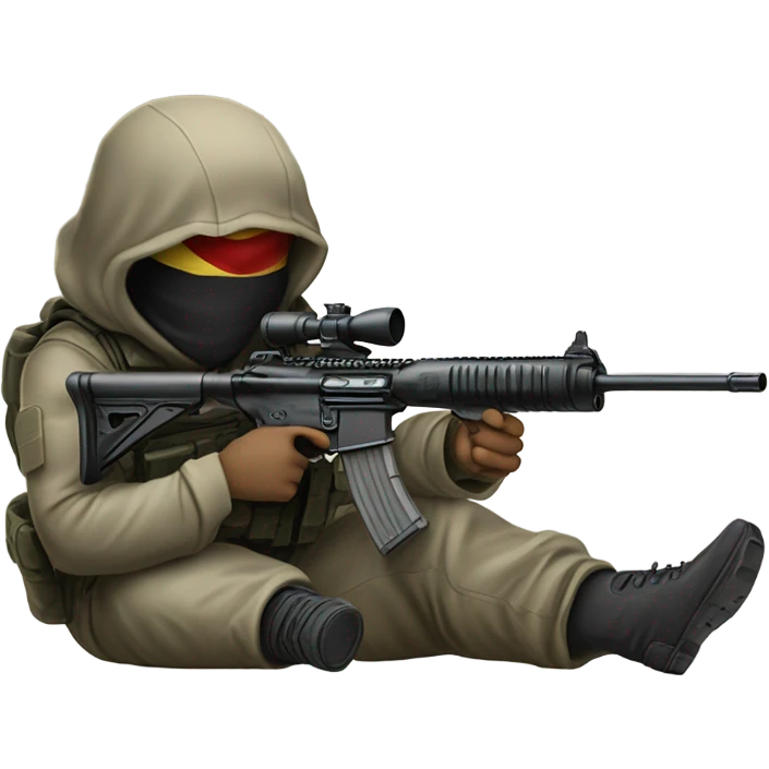 Sniper defend their position  emoji