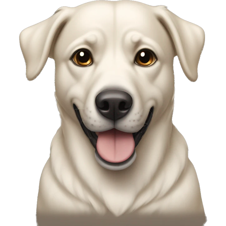 perro nervioso emoji