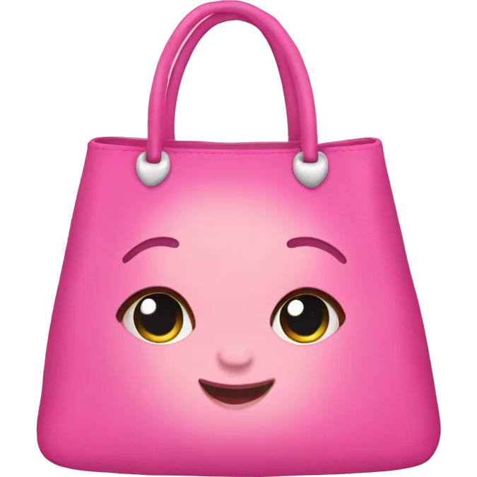 Pink girly Shppping bag  emoji