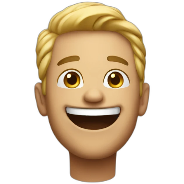 Super happy emoji