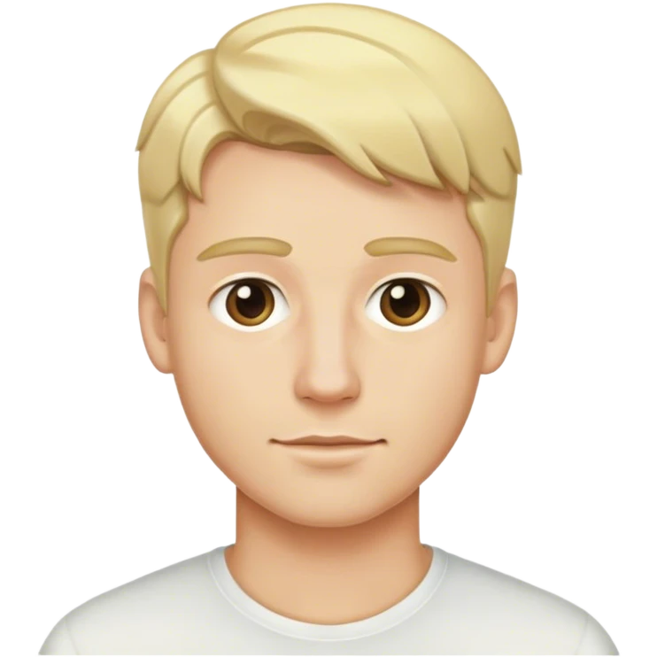 A gay man blonde  emoji