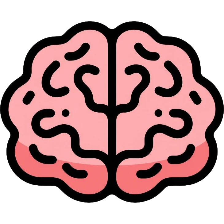 human brain icon emoji