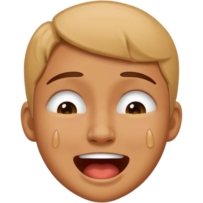 cry and laugh at the same time emoji