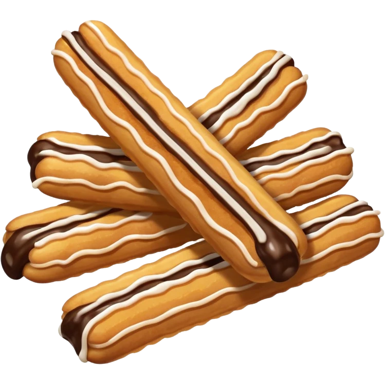 black churros emoji