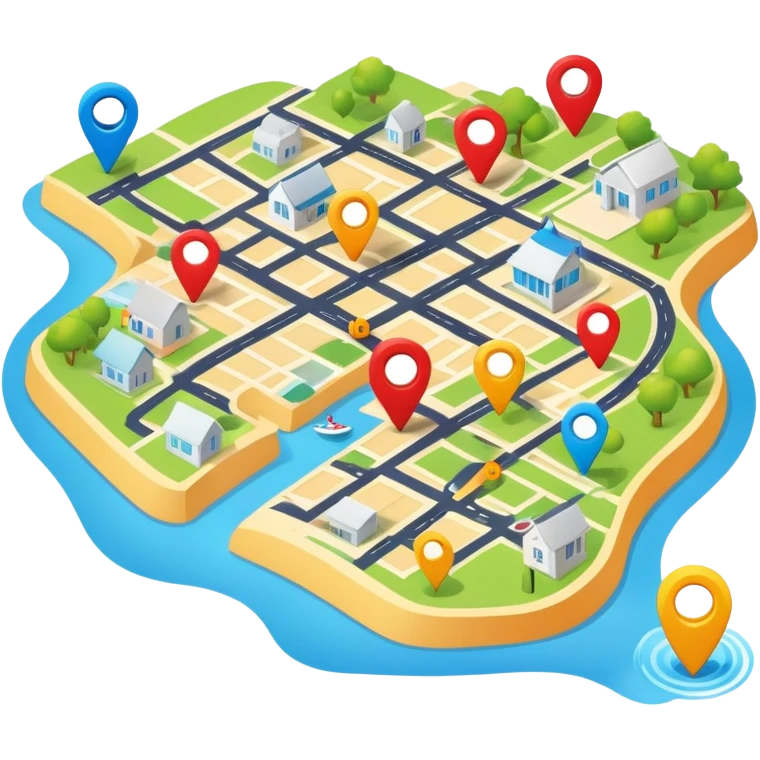 Address map emoji