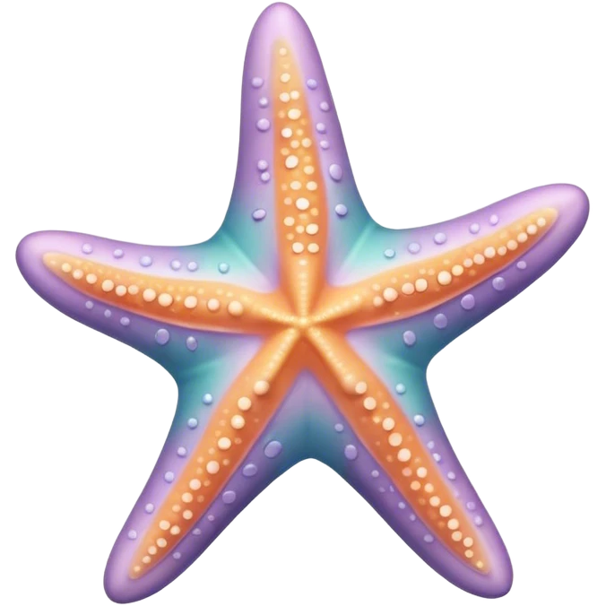 pastel malted starfish emoji