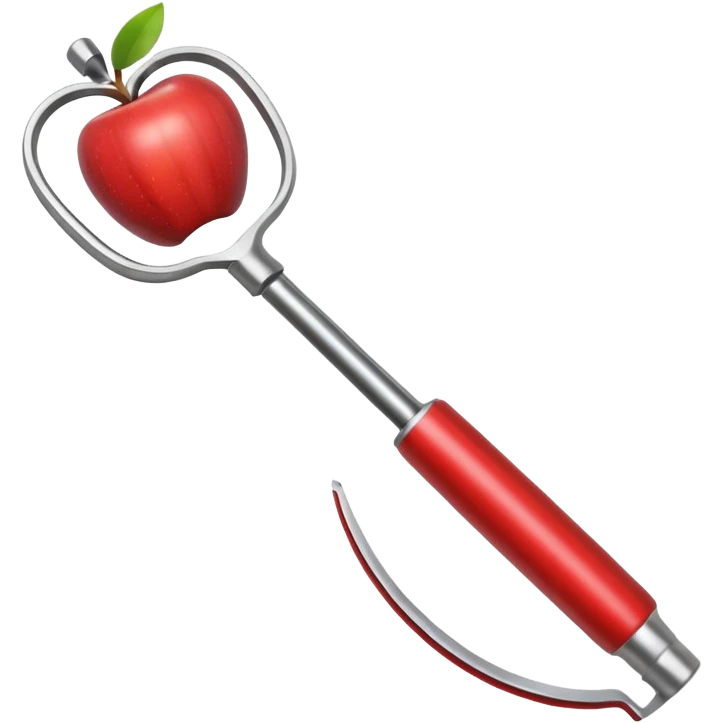 Apple corer emoji