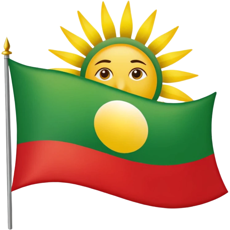 Kurdish flag emoji
