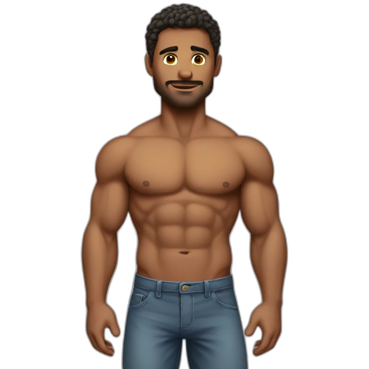 strong men body emoji