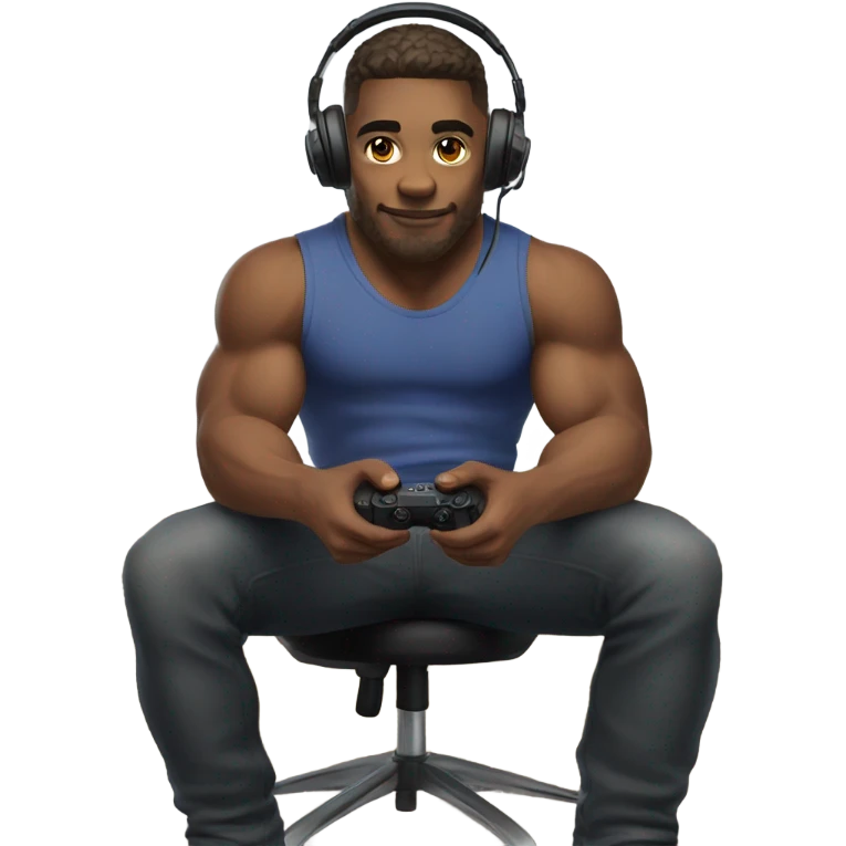 Swole gamer emoji