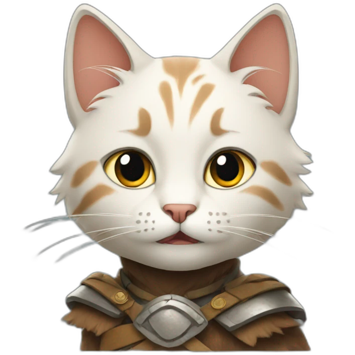 cat brave emoji