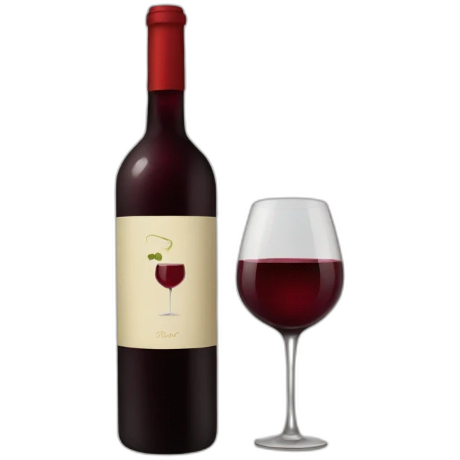 Red wine emoji