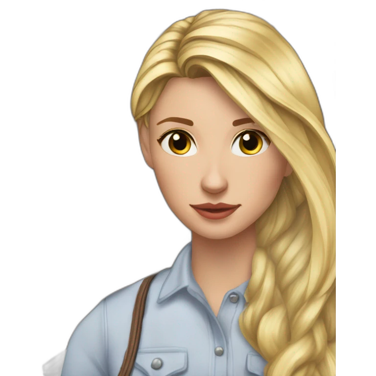 Britt dekker and her horse george emoji
