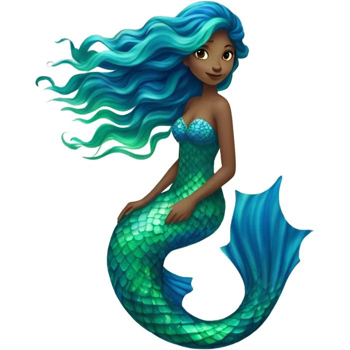 Sirenita morocha  emoji