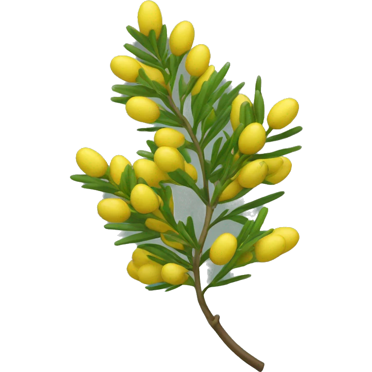 sprig of acacia emoji