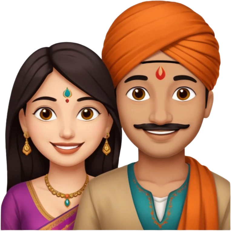 indian man and woman having sex emoji
