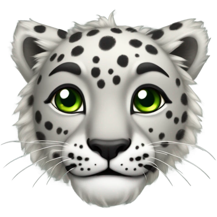Snow leopard emoji
