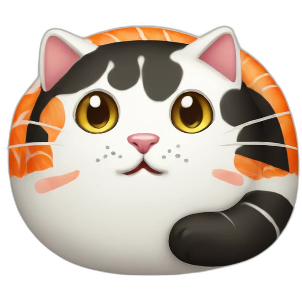 sushi cat emoji