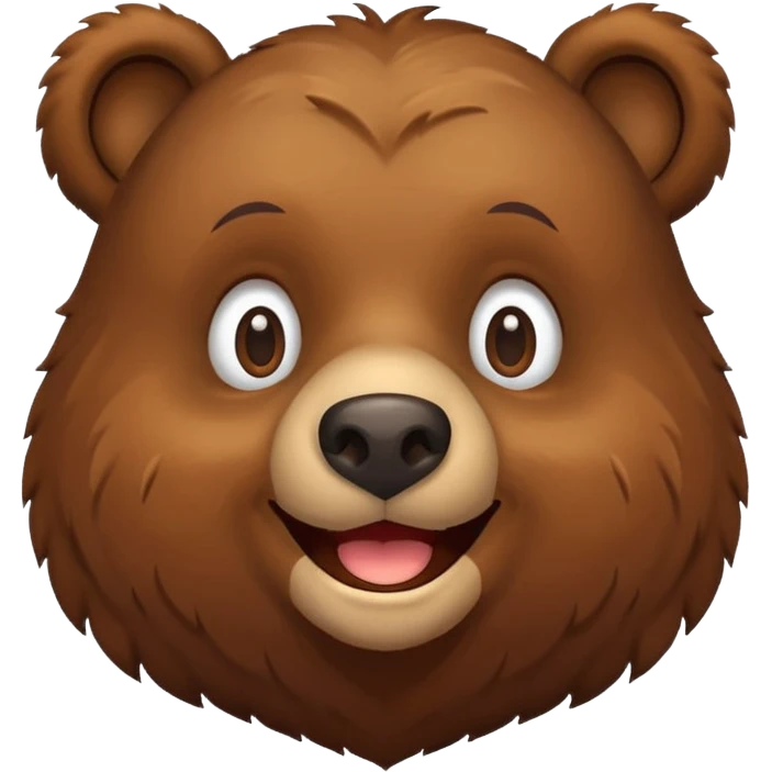 Bear smiling emoji