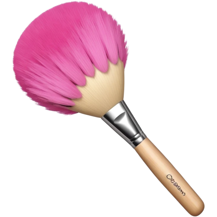 Blush makeup brush emoji