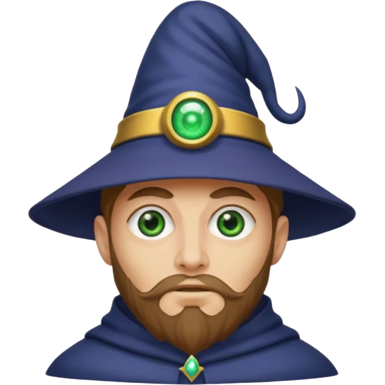 Cyclop with wizard hat emoji