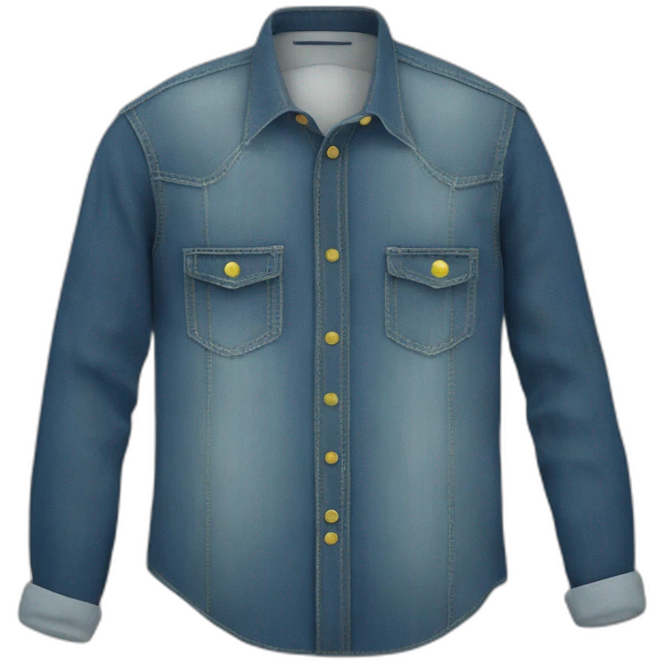 Hombre blanco ojos claros 50 años que trabaja en seguros camisa manga corta y jean emoji
