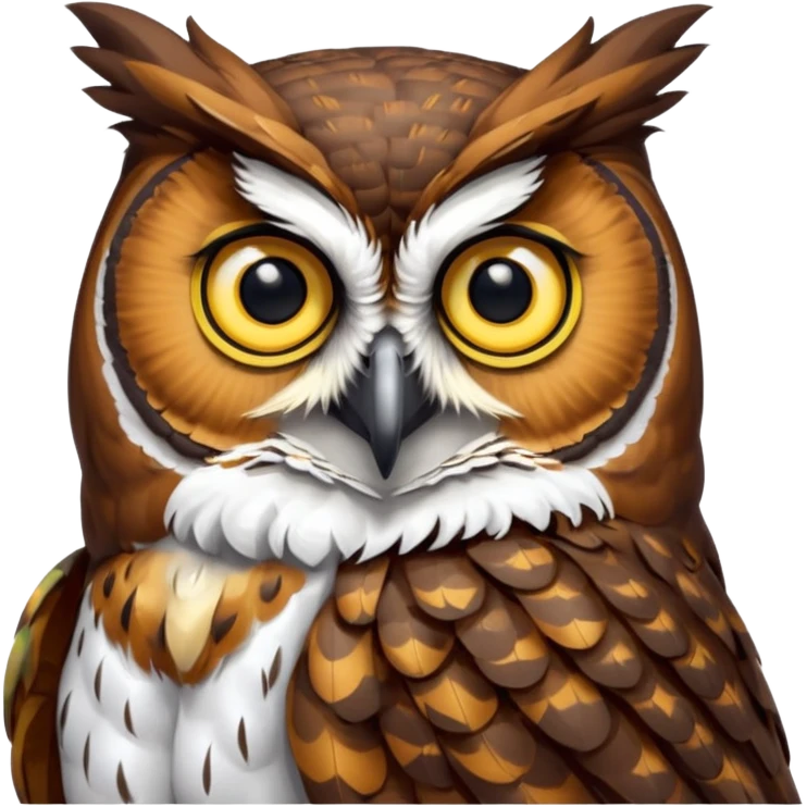 great horned owl emoji