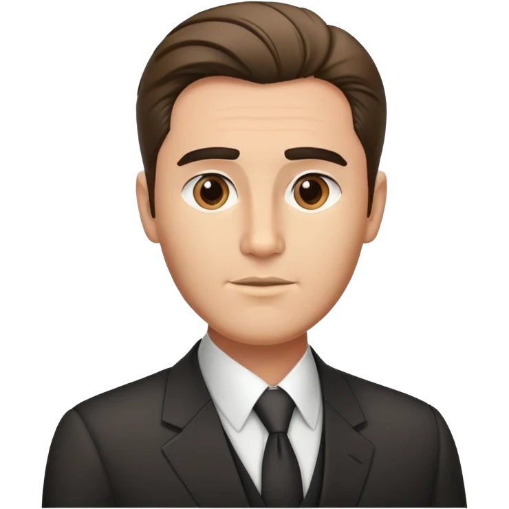 professional man with neat hair, business attire, professional appearance, named Fidel Chenèt emoji
