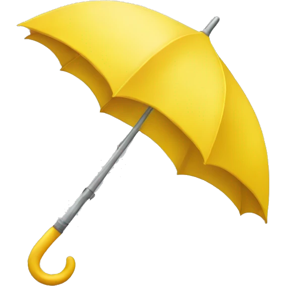 Yellow umbrella  emoji