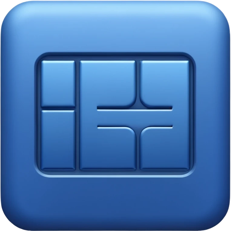 blue word "blessed" emoji