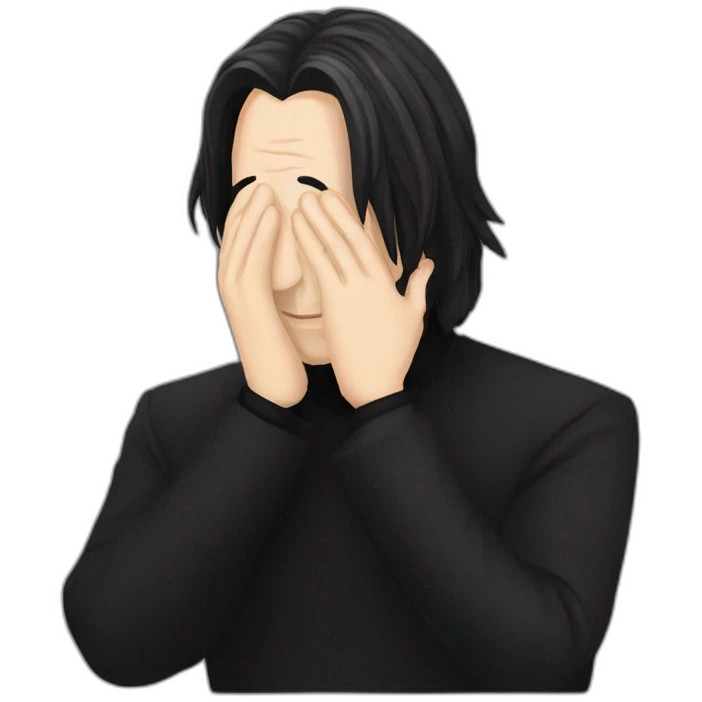 alan rickman snape facepalm emoji