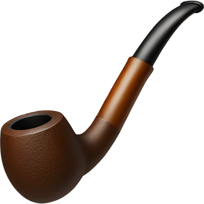 Vintage elegant smoking pipe  emoji