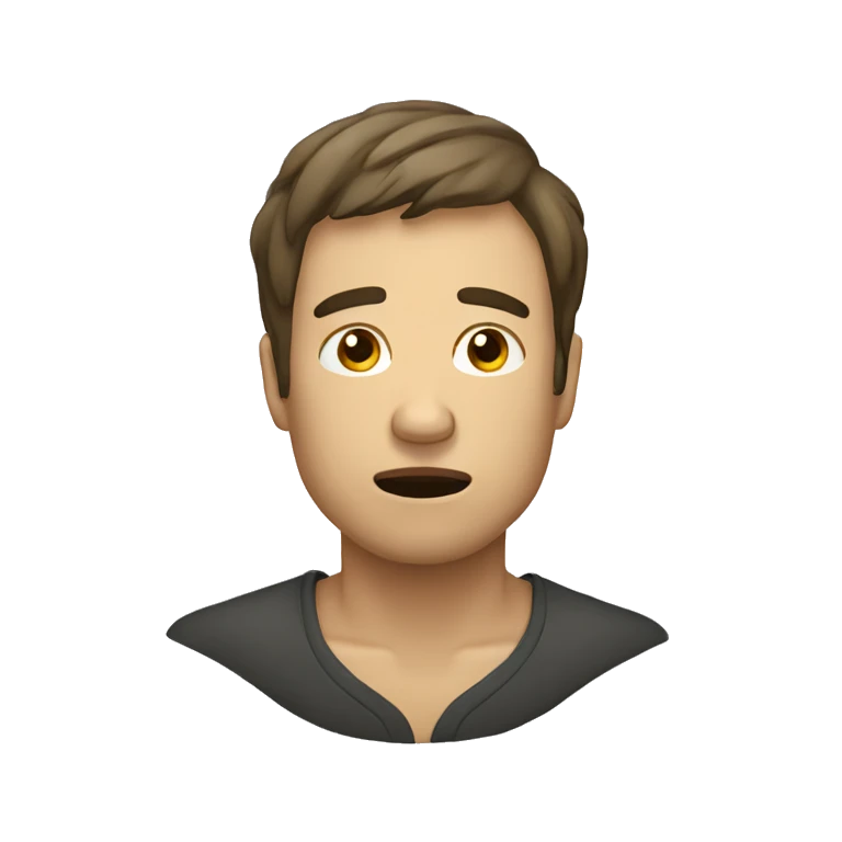 Homme qui pleure  emoji