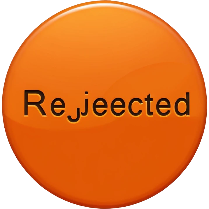draws a circle around the word "rejected" emoji