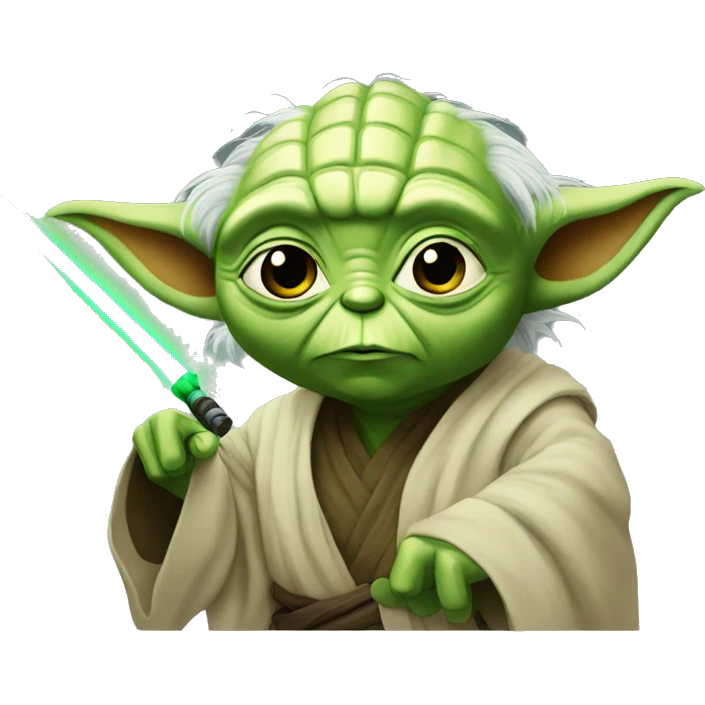yoda training luke emoji