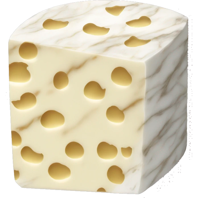 Marble cheese  emoji
