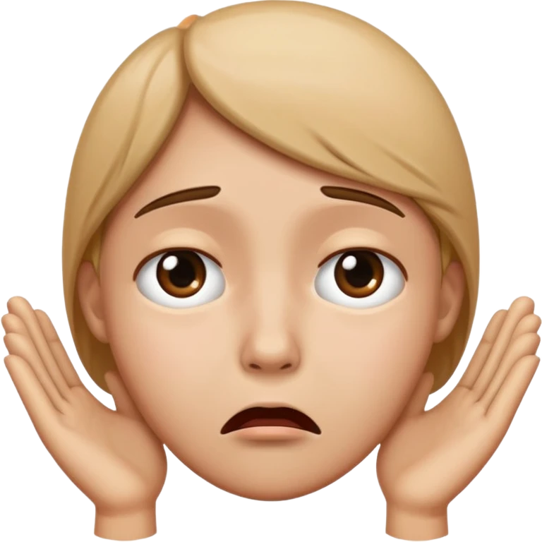 Begging face emoji